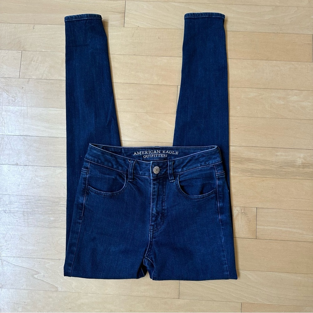 American Eagle Jeans - Hi-Rise Jegging - Size 2 LONG - Picture 3 of 6